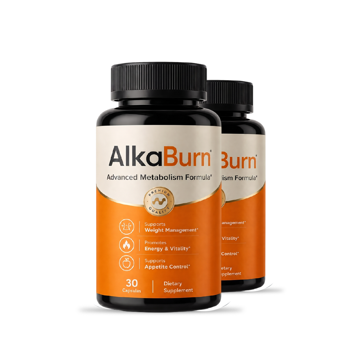 AlkaBurn 2 bottle kit &mdash; 60-Day Supply